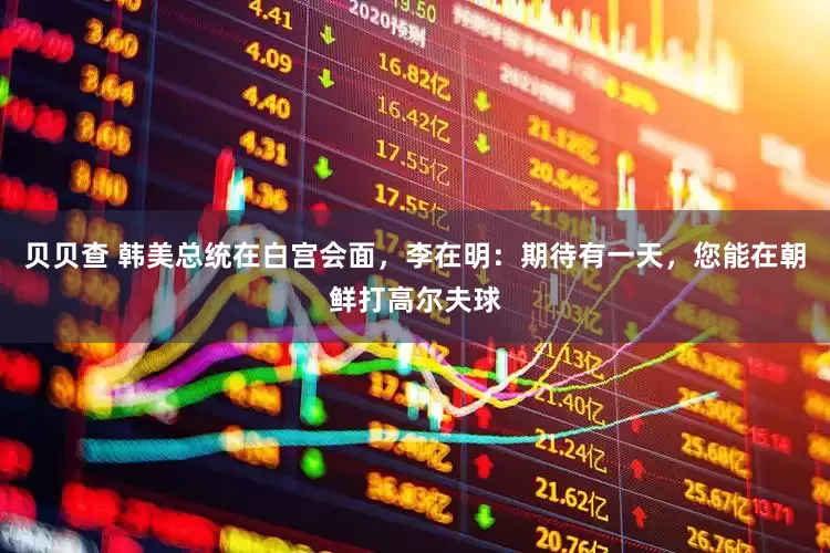 贝贝查 韩美总统在白宫会面，李在明：期待有一天，您能在朝鲜打高尔夫球